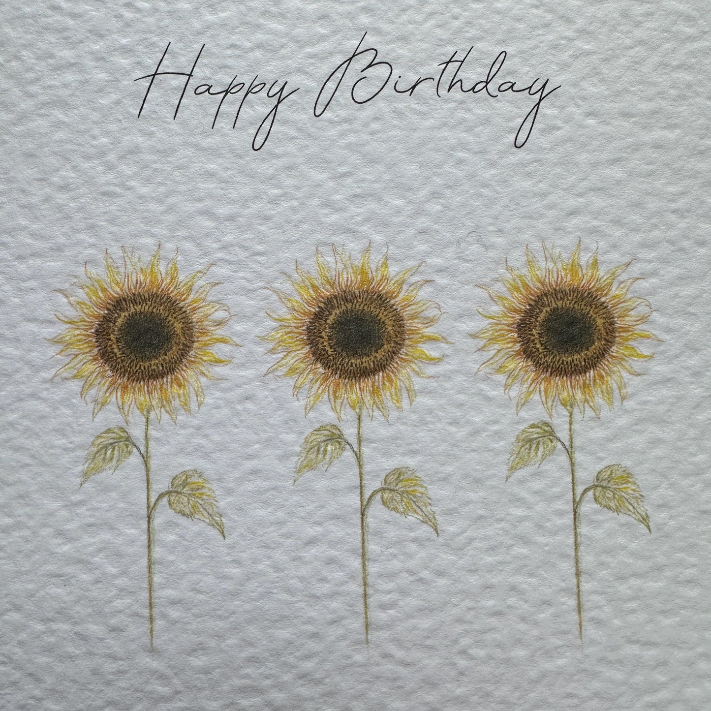 Sunflower Happy Birthday Card