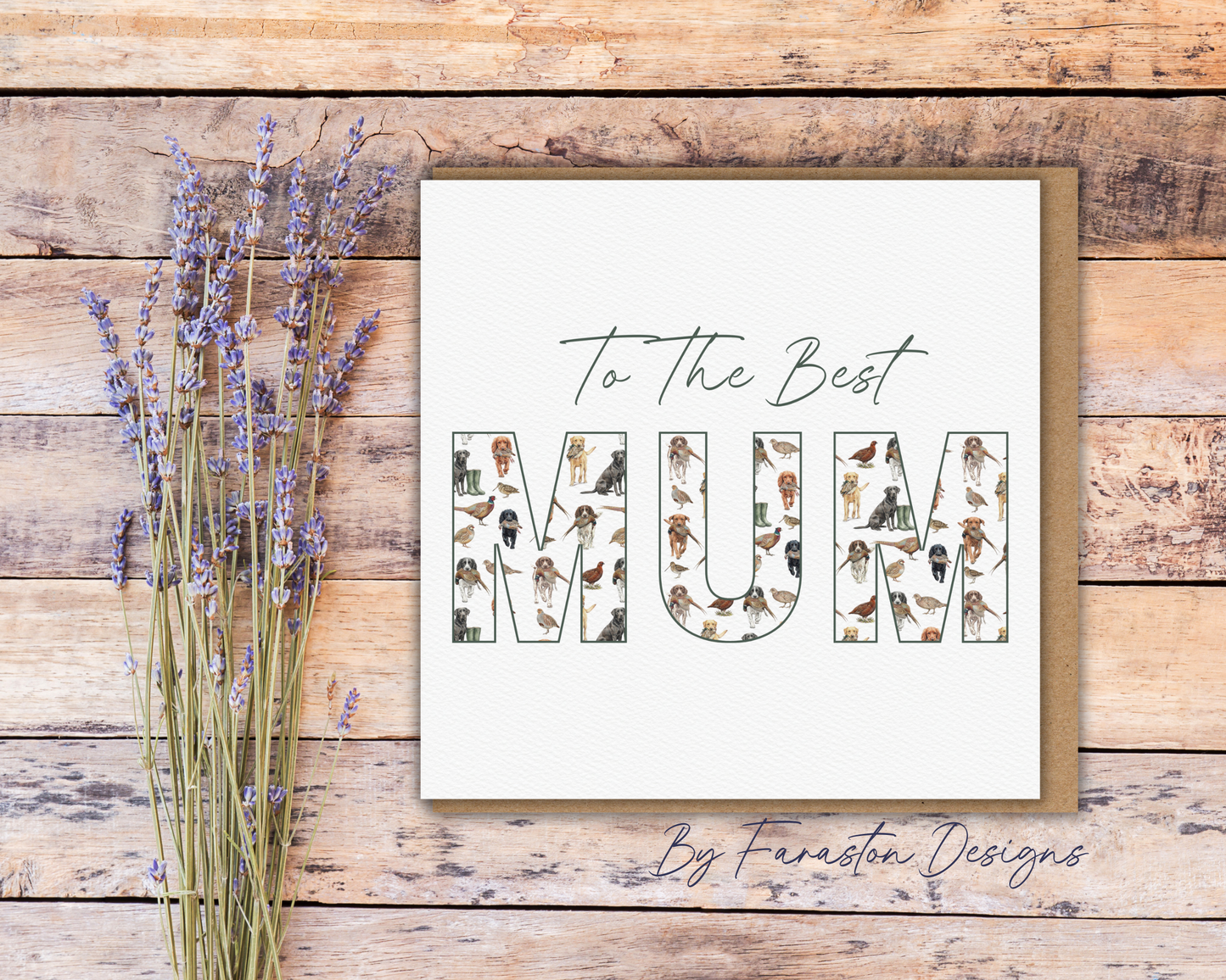 To The Best Mum - Gundog Card