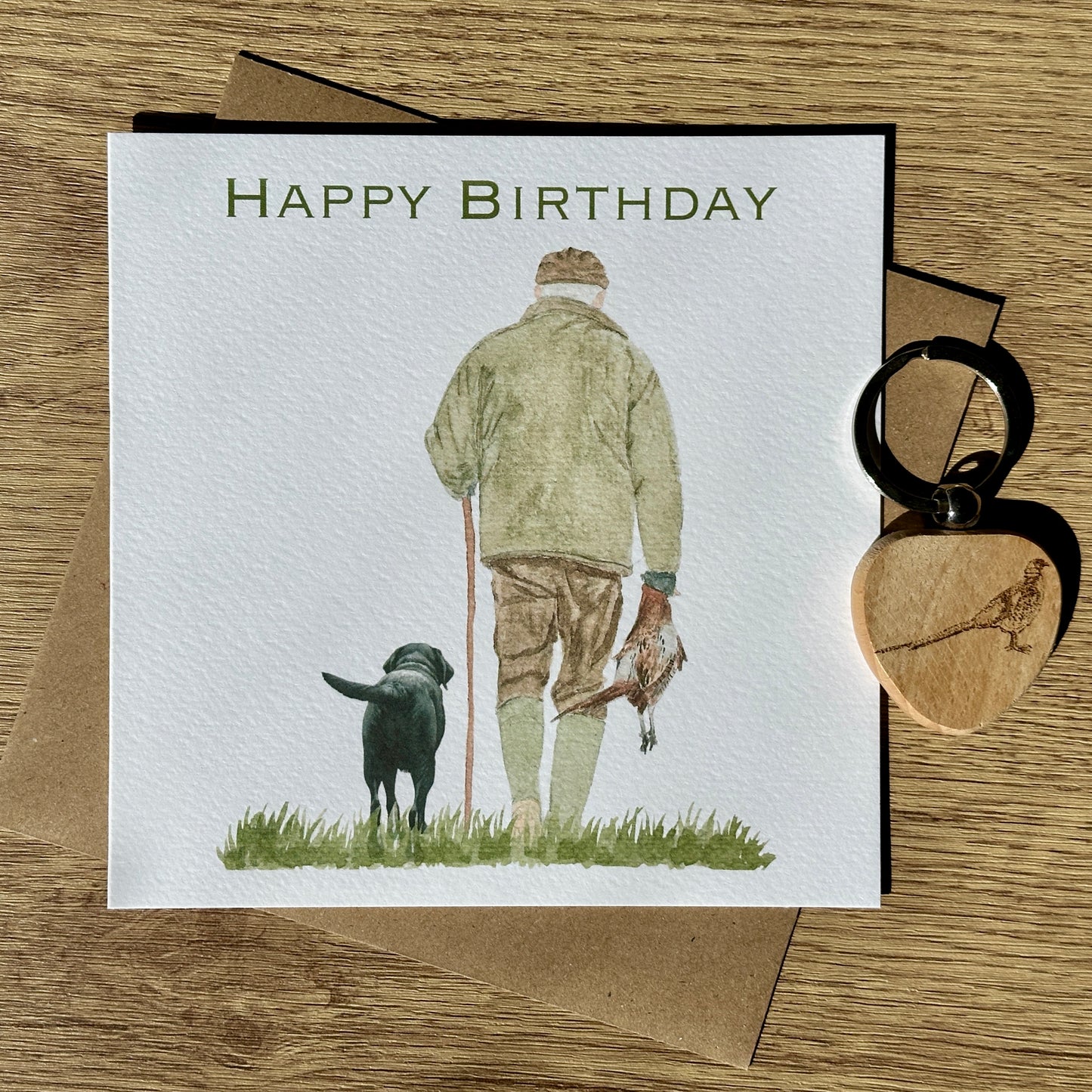 Pheasant Shooting Birthday Card