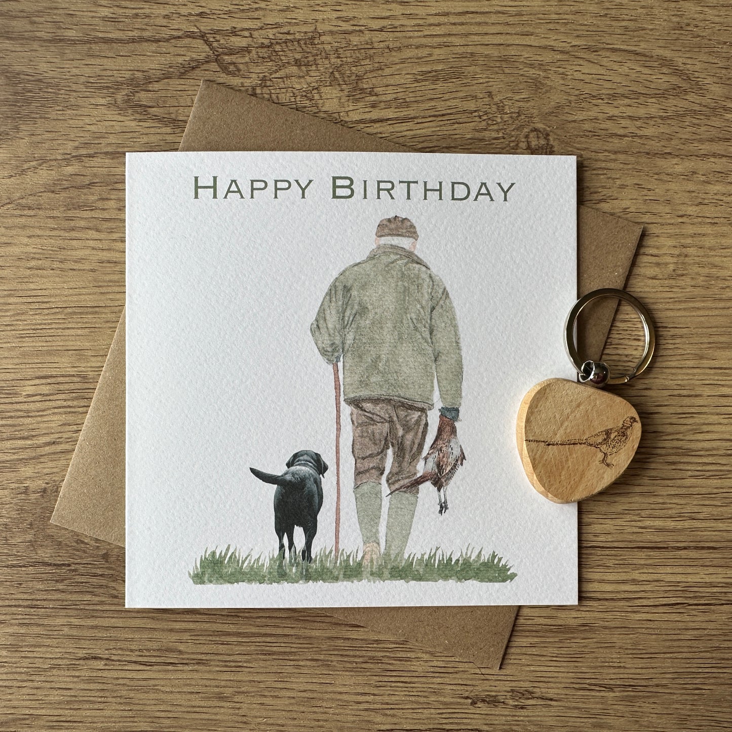 Pheasant Shooting Birthday Card