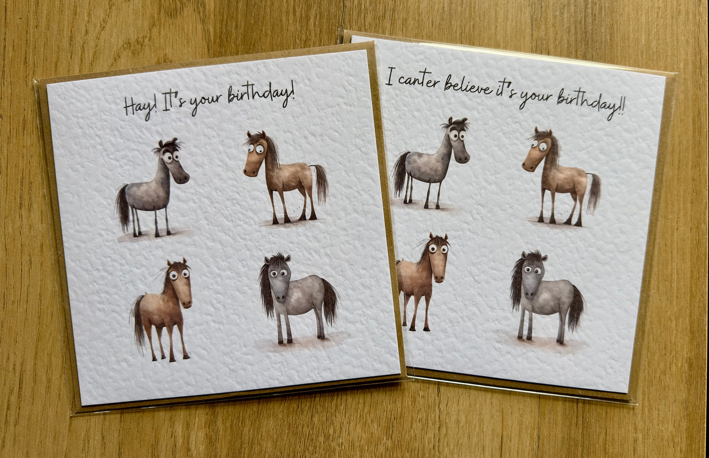 Hay! It's Your Birthday! Horse Birthday Card