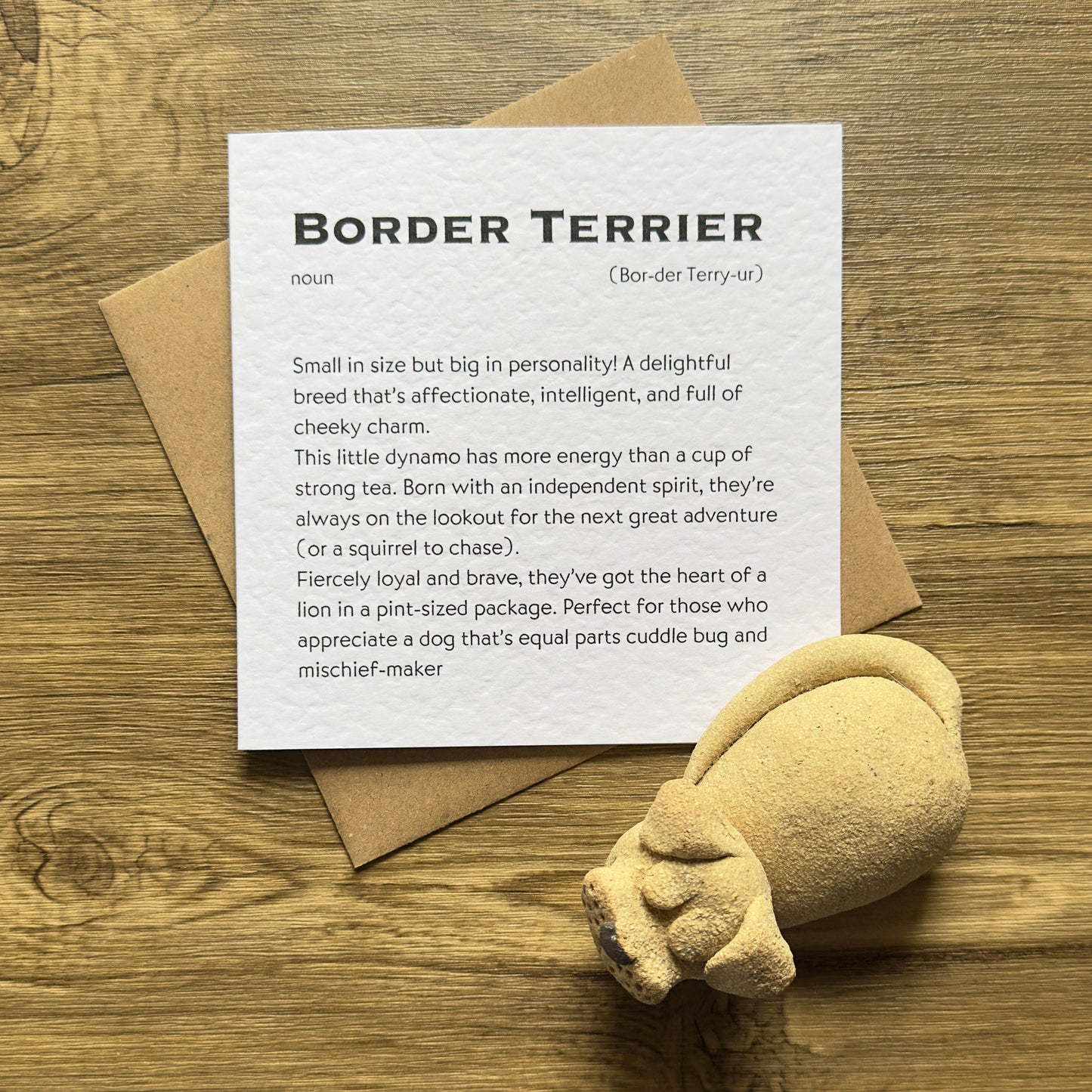 Border Terrier Card