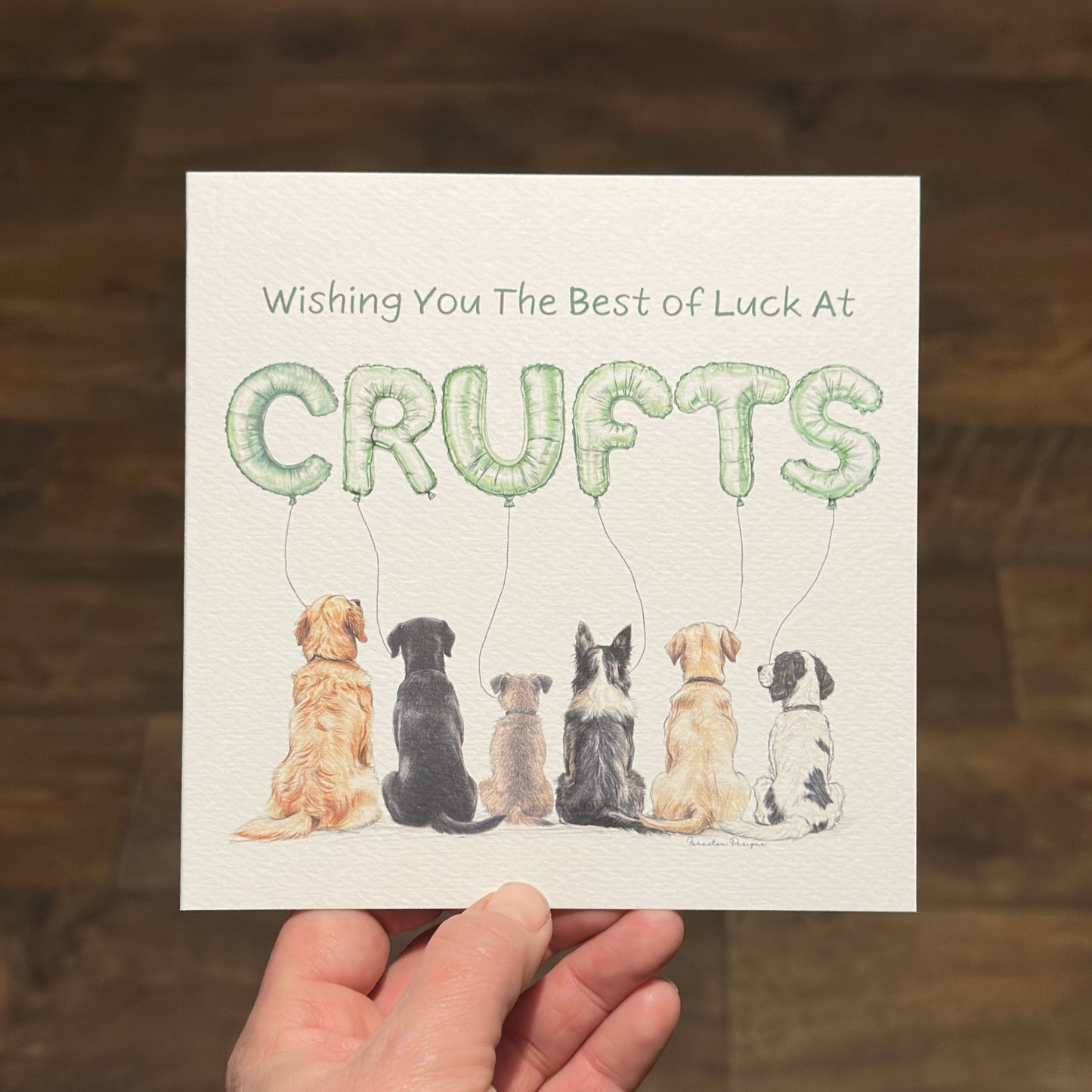 Crufts Good Luck card
