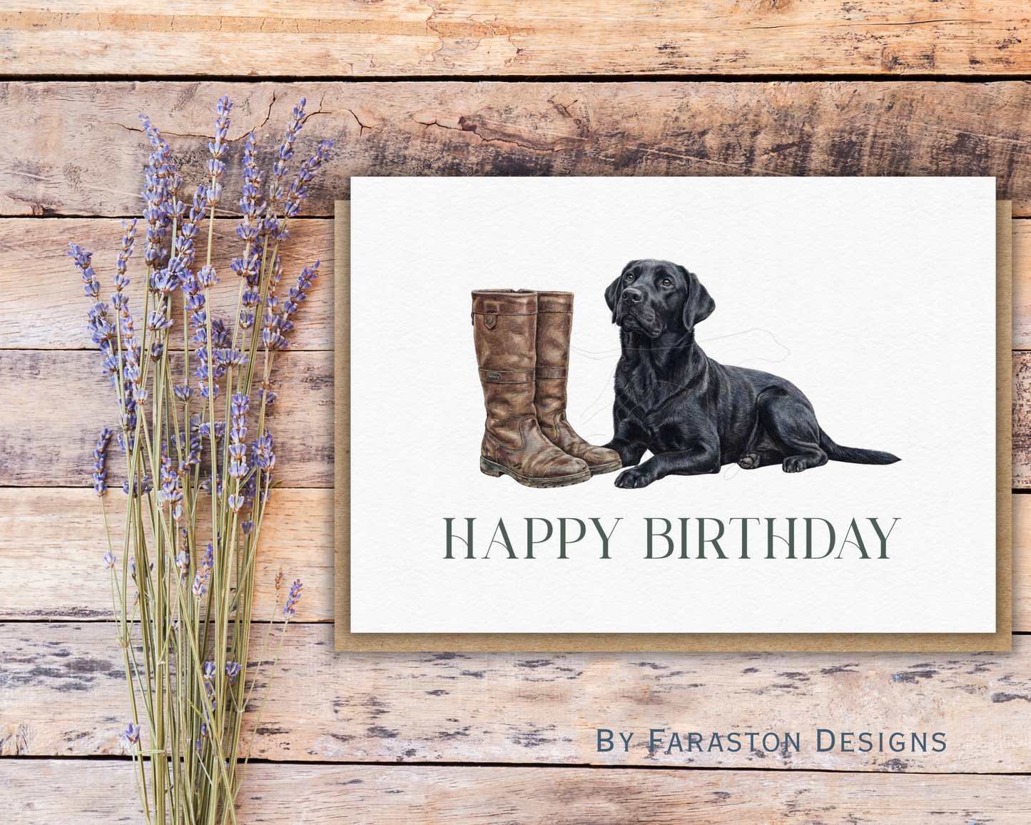 Happy Birthday Black Labrador