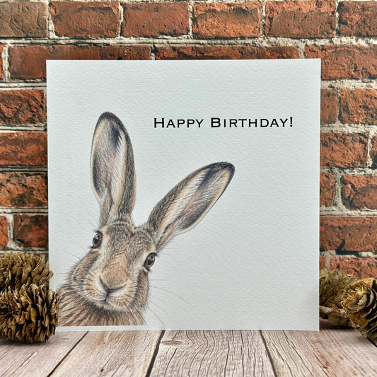 Hare Happy Birthday Card