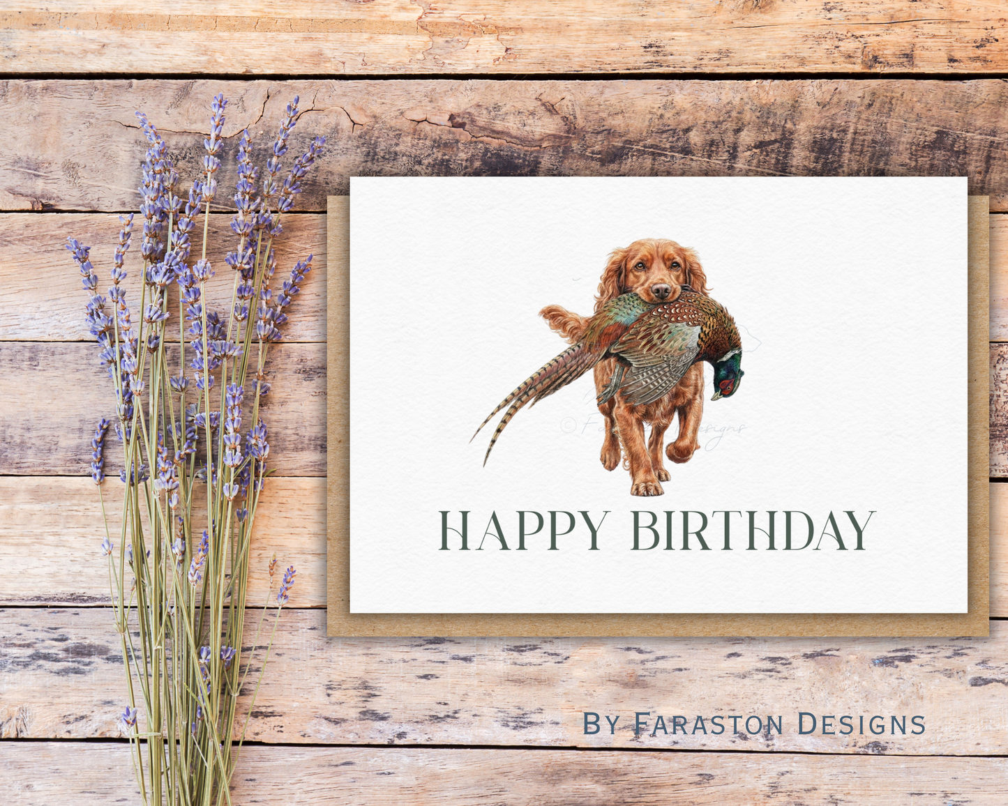 Happy Birthday Working Cocker Spaniel