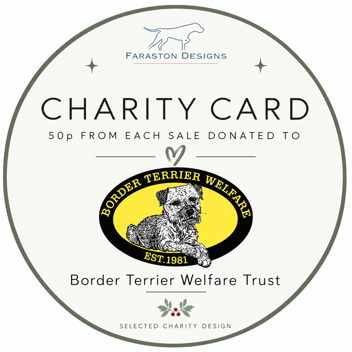 Border Terrier Santa Hat - Merry Christmas
