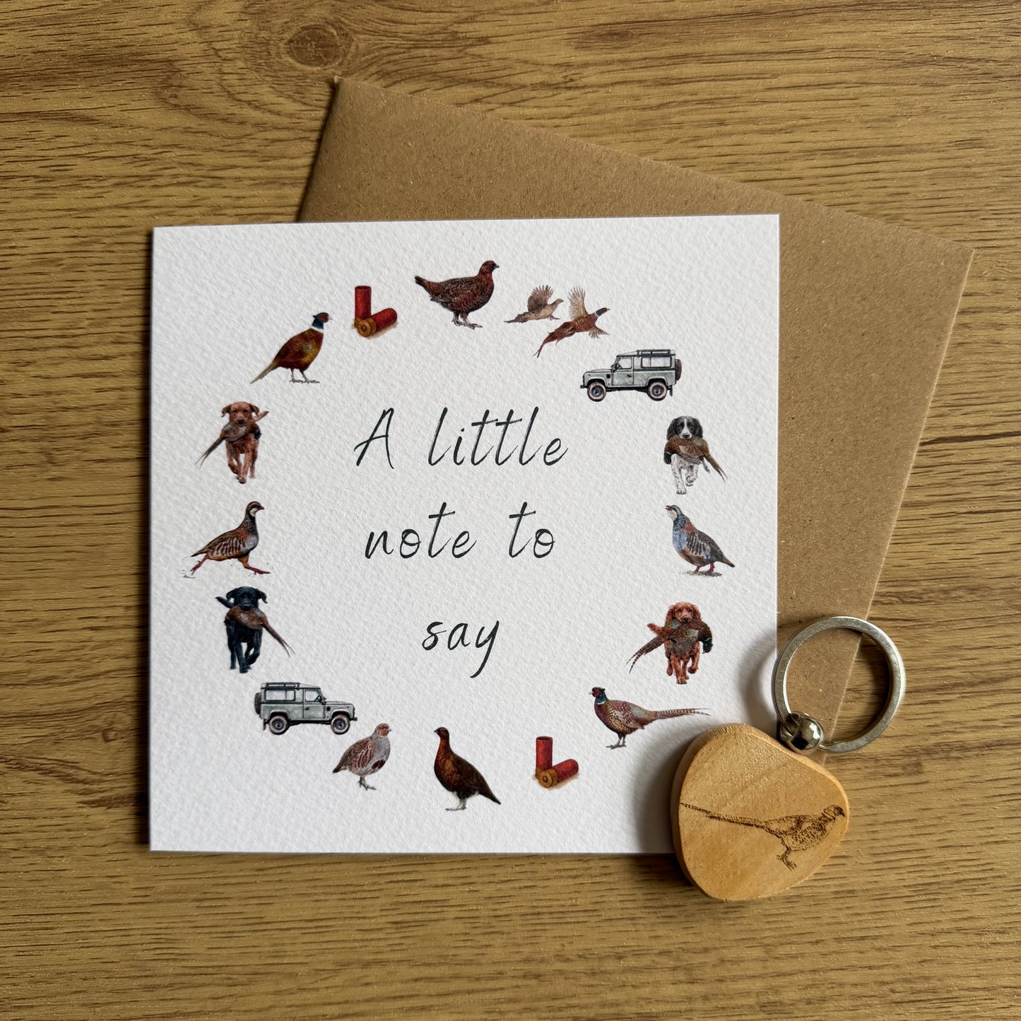 Country Sports (Ring) Just A Note Card