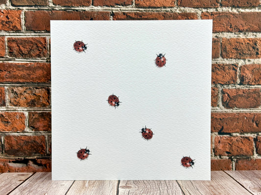 Little Ladybirds Greeting Card