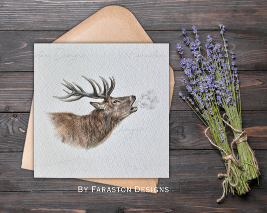 Stag Greeting Card
