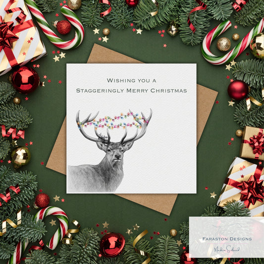Staggeringly Merry Christmas Card