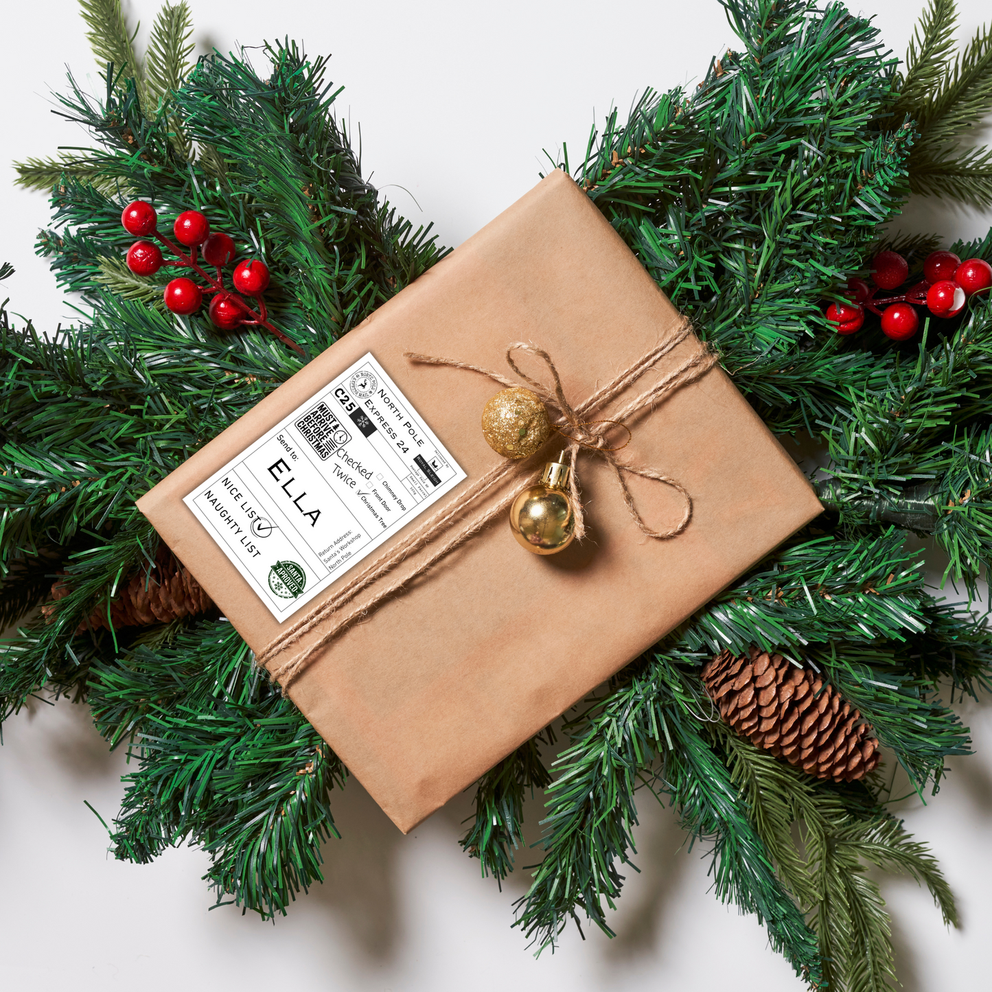 Santa Postage Labels